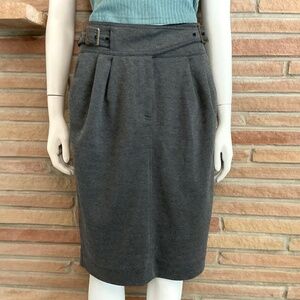 Maeve Belted Pencil Skirt